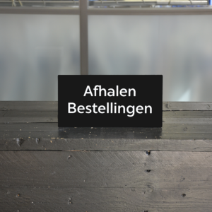 Aluminium borden / platen met opdruk